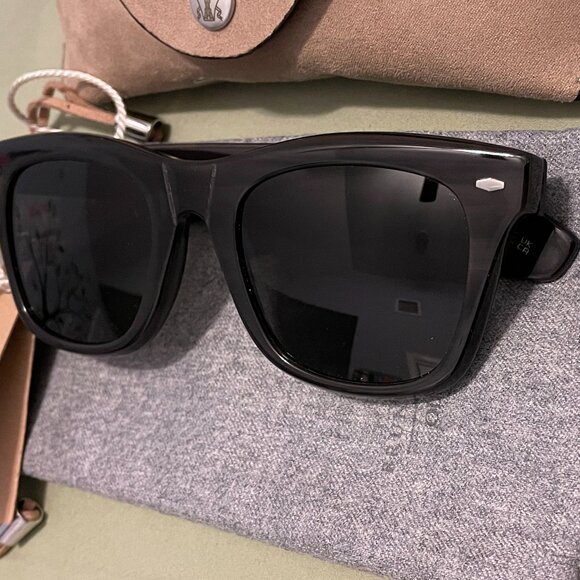 BRUNELLO CUCINELLI x OLIVER PEOPLES Mr. Brunello Horn Sunglasses - Picture 3 of 16